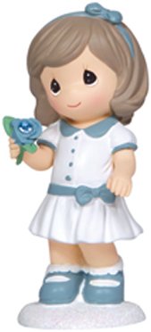 Precious Moments 132410 March Girl with Flower Figurine $8.99