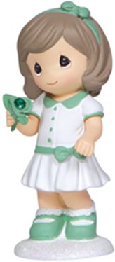 Precious Moments 132412 May Girl with Flower Figurine $8.99