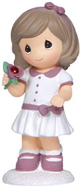 Precious Moments 132414 July Girl with Flower Figurine $8.99