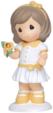 Precious Moments 132418 November Girl with Flower Figurine $8.99