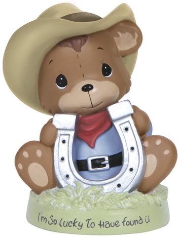 Precious Moments 133402 Bear with Horseshoe Figurine $15.99