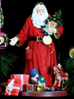 Precious Moments 13601 Santa with Toys and Presents Figurine $175.99