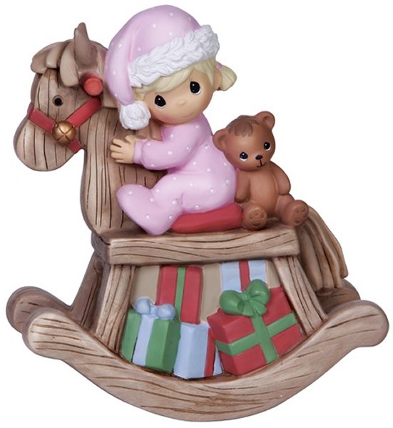Precious Moments 141103 Girl On Rocking Horse Musical $40.99