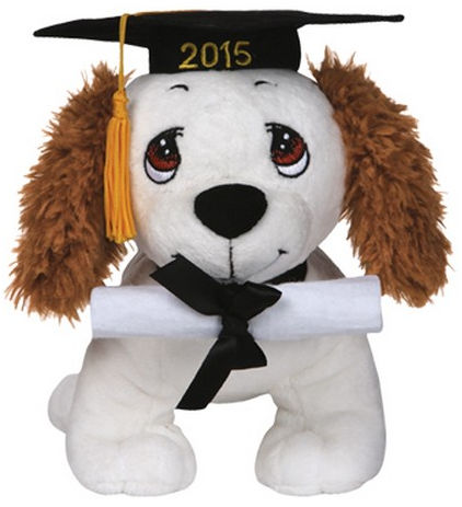 Precious Moments 144501 Dated 2015 Graduation Large Dog Plush $20.99