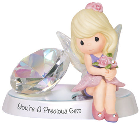 Precious Moments 151059 Seated Girl with Gem Figurine $40.99