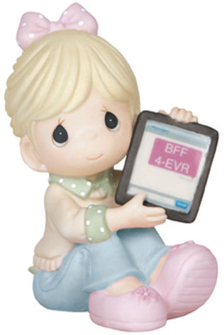 Precious Moments 152014 Girl with Tablet Figurine $35.99