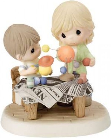 Precious Moments 152019 Mom and Son Building Solar System Figurine $65.99