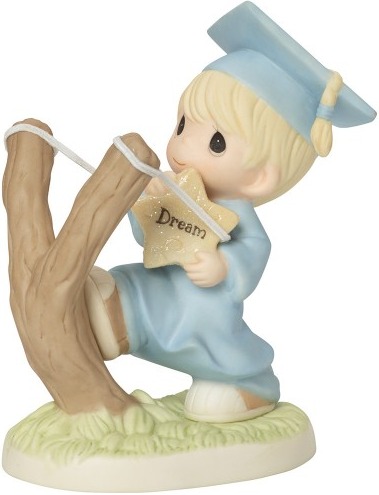 Precious Moments 154024 Boy Shooting For The Stars Figurine $40.99