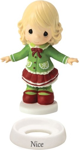 Precious Moments 161024 Set 2 Girl Naughty and Nice Figurine $35.99