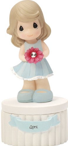 Precious Moments 163464 April Girl Covered Box $10.99