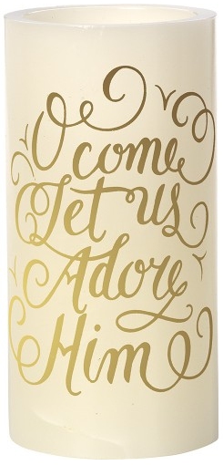 Precious Moments 171502 LED 6in Pillar Candle $15.99