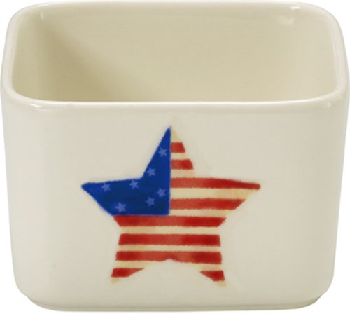 Precious Moments 171525 Square July 4th Appetizer Bowl $7.99