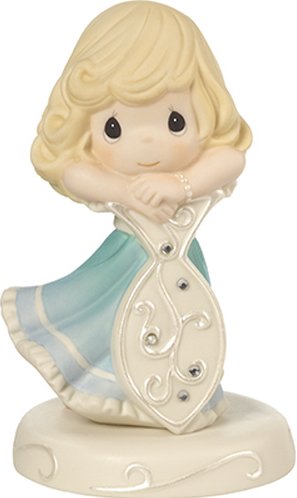 Precious Moments 172014 Girl Standing with Fish Figurine   $50.99