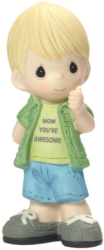 Precious Moments 173004 Boy With Thumbs Up For Mom Figurine $35.99