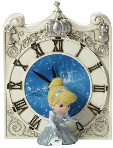 Precious Moments 173461 Disney Cinderella Clock With LED Slipper Figurine $40.99