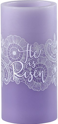 Precious Moments 179033 LED Lavendar 6in Pillar Candle $15.99