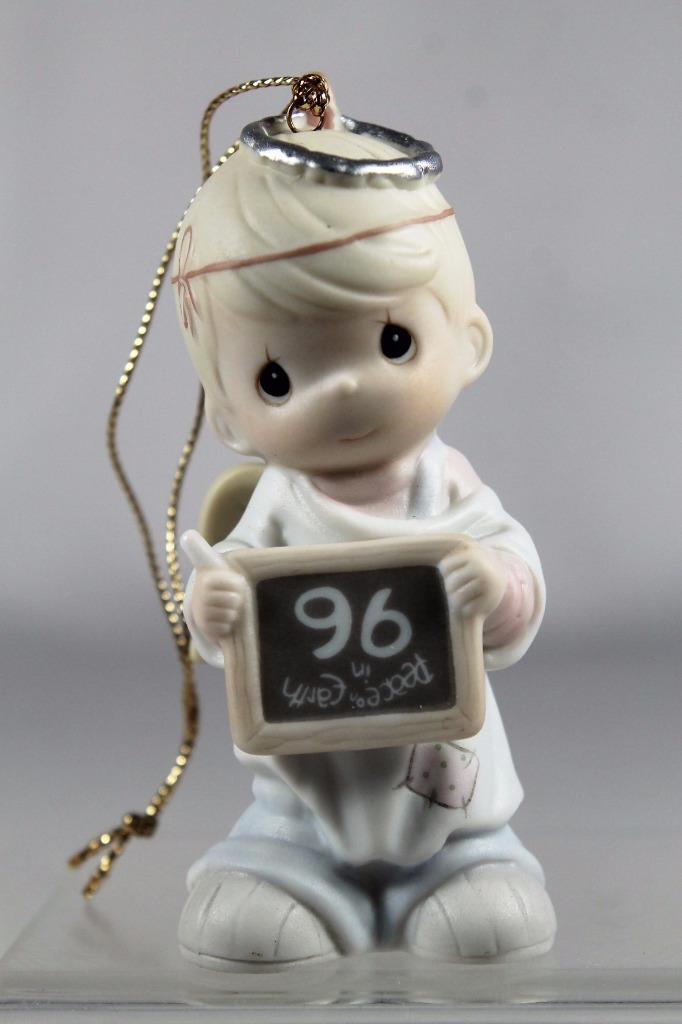 Precious Moments 183369 Peace On Earth...Anyway 1996 Annual Ornament $23.99