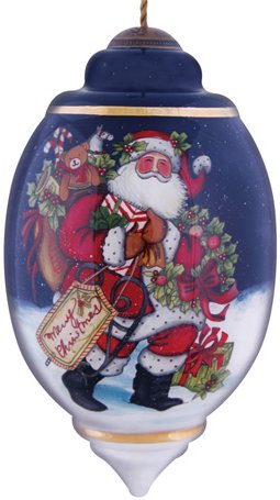 Ne'Qwa Art 7131102 Snowy Christmas Eve Ornament $46.99