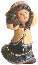 Artesania Rinconada G18 Life's a Breeze De Rosa Doll Ceramic w/ Gold & Platinum Uruguay $29.99