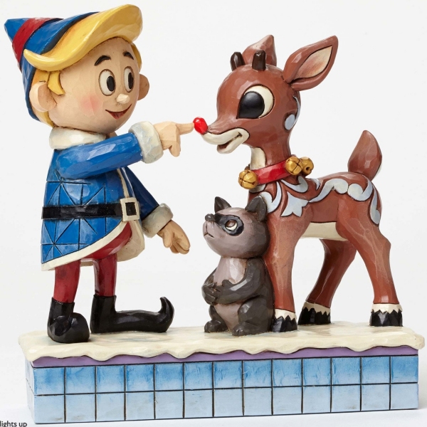 Rudolph Traditions by Jim Shore 4047939 Hermey & Rudolph Lig Stone Resin $0.00