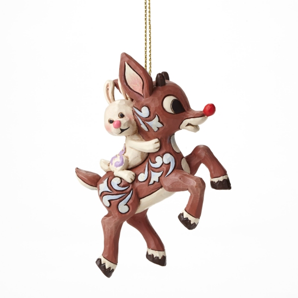 Rudolph Traditions by Jim Shore 4047945 Ho Rudolph w Bunny Stone Resin $0.00