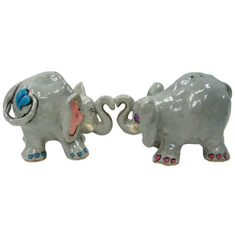 Studio H - Heather Goldminc 15442 Elovephants Salt & Pepper Shakers $0.00