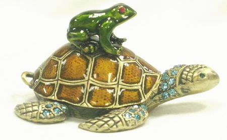 Welforth J074 Jeweled Box Enameled Pewter $23.99