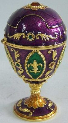Welforth J1019 Jeweled Box Enameled Pewter $30.99