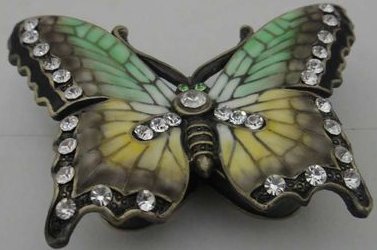 Welforth J1066 Jeweled Box Enameled Pewter $20.99