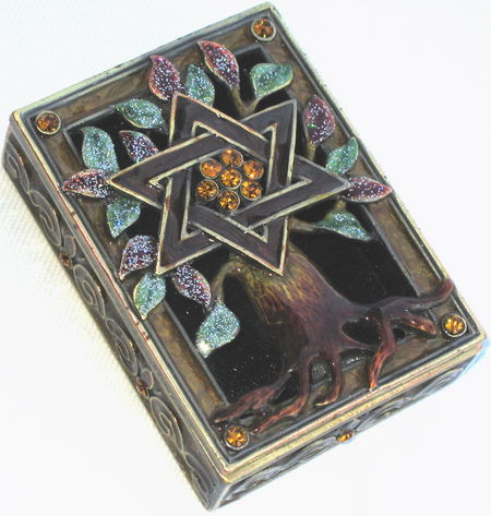 Welforth J129 Jeweled Box Enameled Pewter $24.99