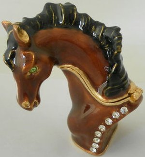 Welforth J2024 Jeweled Box Enameled Pewter $27.99