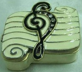 Welforth J308 Jeweled Box Enameled Pewter $15.99