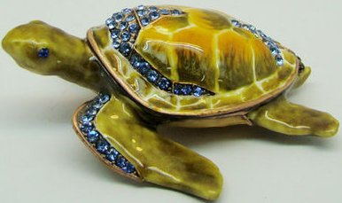 Welforth J379 Jeweled Box Enameled Pewter $25.99