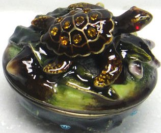 Welforth J5006 Jeweled Box Enameled Pewter $25.99