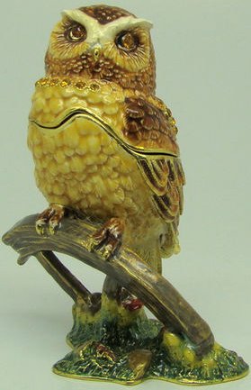 Welforth J533 Jeweled Box Enameled Pewter $13.99