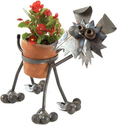 Yardbirds F029 4” Terrier Pot Holder Metal Yardbirds is located in United States $51.99