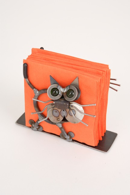 Yardbirds F146 Cats Napkin Holder Metal Yardbirds is located in United States $59.99