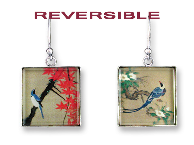 Zarah Co Jewelry 0908G1 Japanese Scrolls Earrings Sterling Silver $0.00