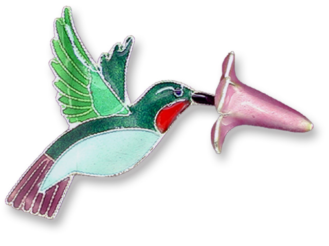 Zarah Co Jewelry 131902 Hummingbird Pin Brooch Sterling Silver $0.00