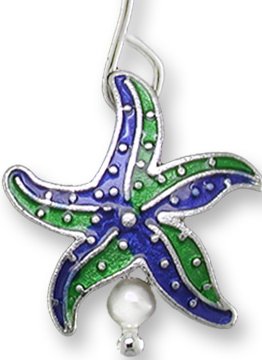 Zarah Co Jewelry 2107Z1P Little Starfish Pendant on Chain Silver Plate $22.49