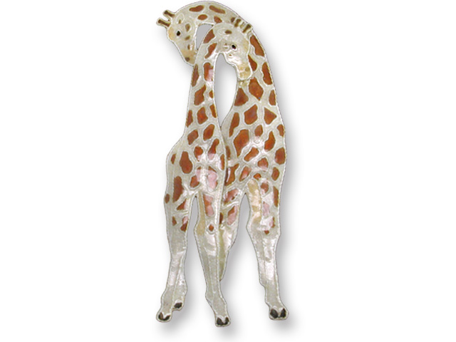 Zarah Co Jewelry 298402 Rothchild's Giraffe Pin Brooch Sterling Silver $0.00