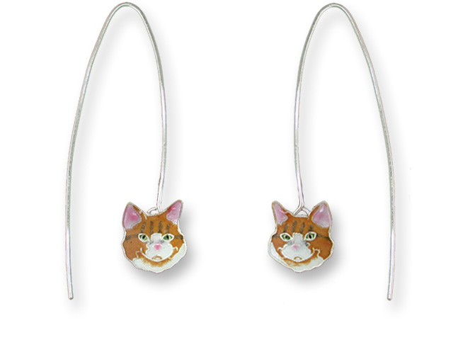 Zarah Co Jewelry 299201 Feline Face Sterling Silver $0.00