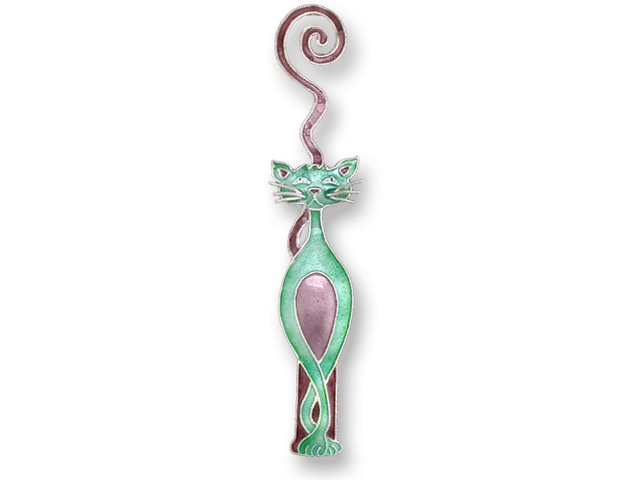 Zarah Co Jewelry 322102 Skinny Kitty Pin Brooch Sterling Silver $0.00