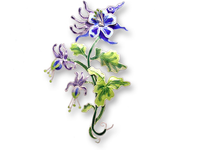 Zarah Co Jewelry 331902 Columbine Sterling Silver $0.00