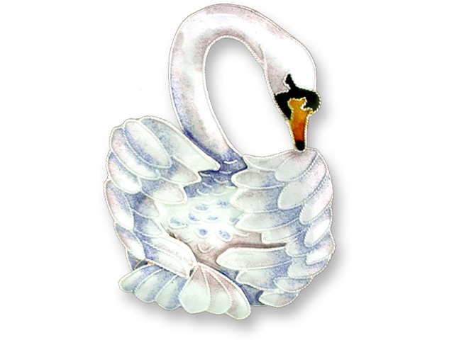 Zarah Co Jewelry 400502 Trumpeter Swan Sterling Silver $0.00